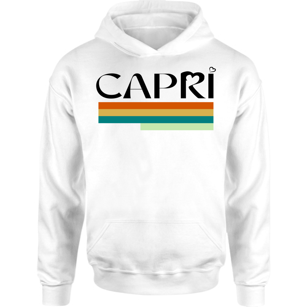 Kids Hoodie CAPRI TECHNICOLOR BLACK WRITING