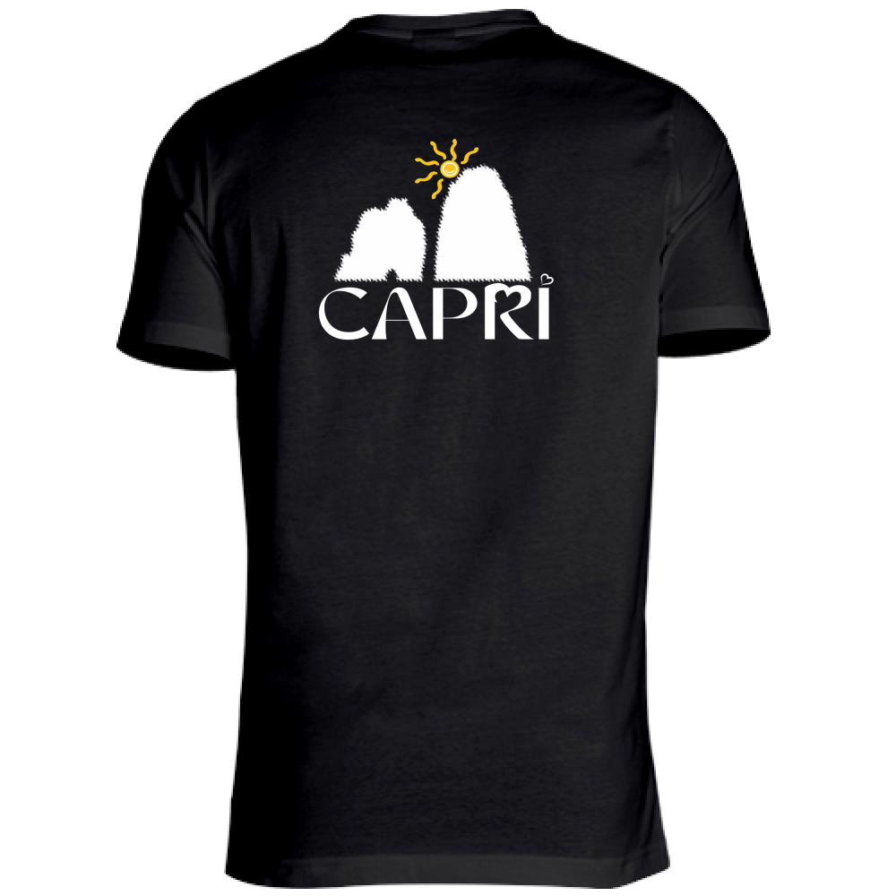 T-Shirt Kids CAPRI HAPPY FARAGLIONI WHITE