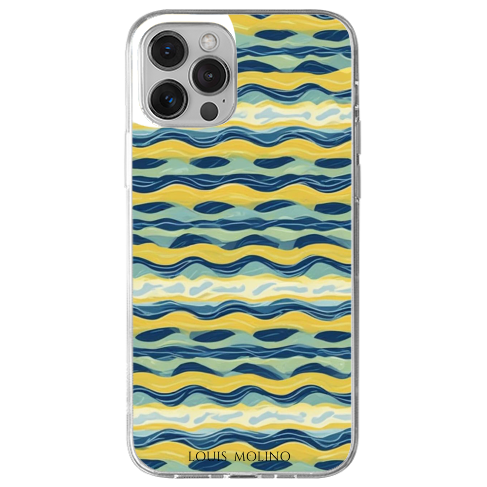 Rubber Cover iPhone 13 Pro Max BORDER CAPRI PAINT
