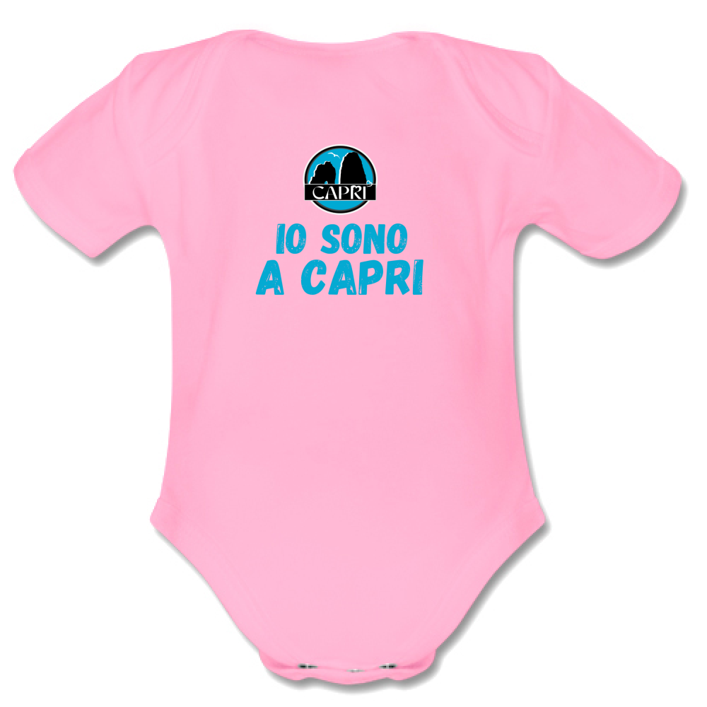 Body Bambino IO SONO A CAPRI SCRITTA AZZURRA