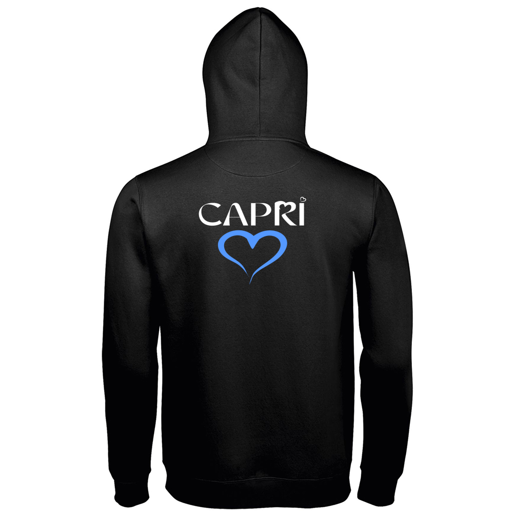 Hoodie Premium Men CAPRI CUORE AZZURRO