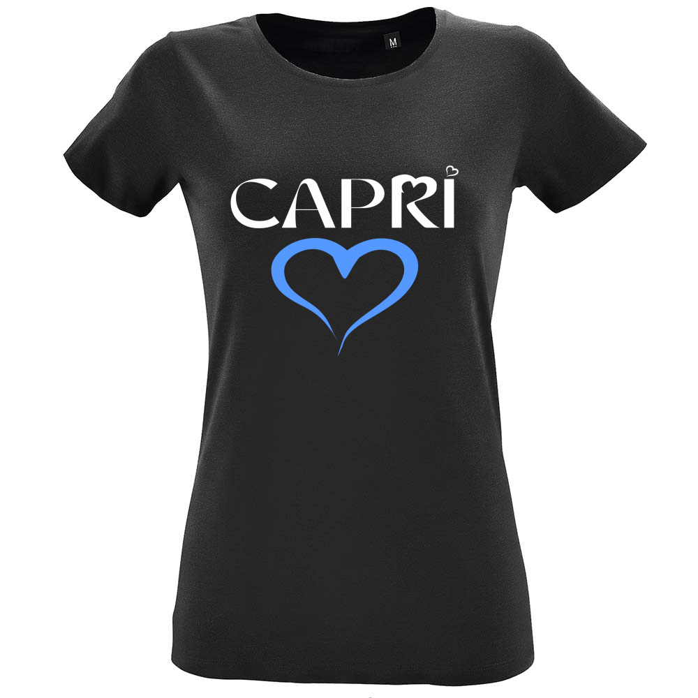 T-Shirt Women Fit CAPRI BLUE HEART