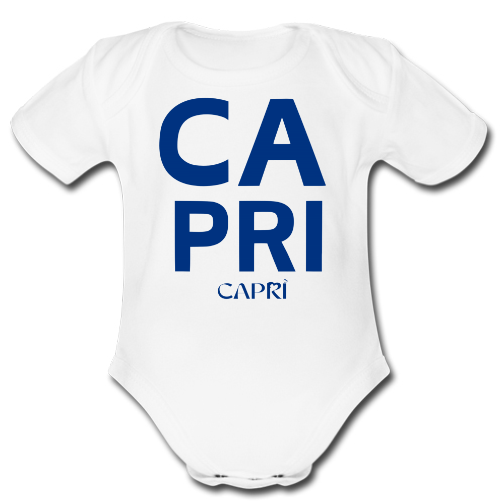Body Bambino CAPRI DESIGN SCRITTA BLUE