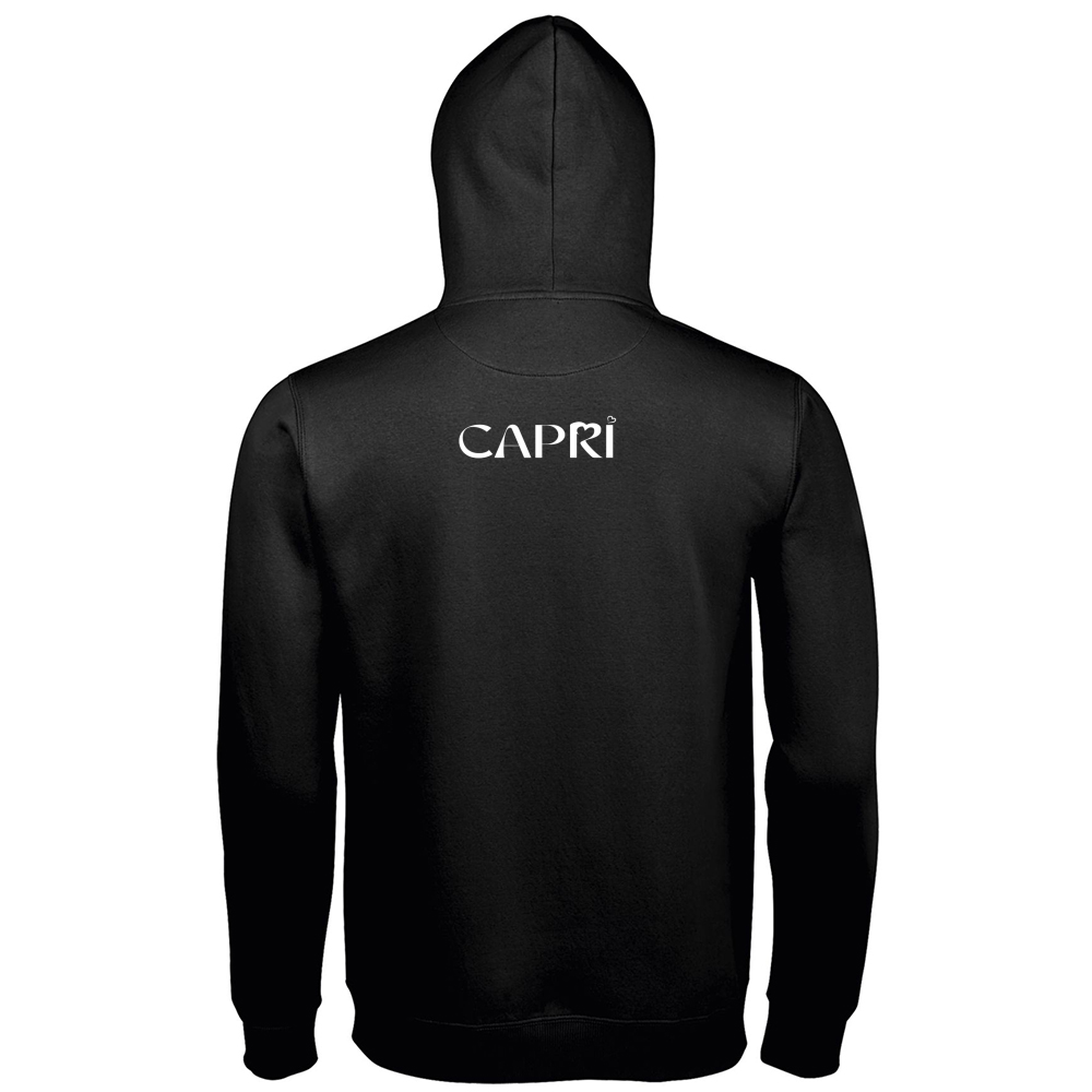 Hoodie Premium Men CAPRI MINIMAL WHITE WRITING