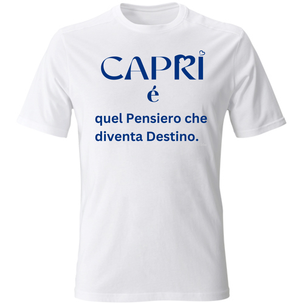 T-Shirt Bambino Capri é quel pensiero che diventa Destino