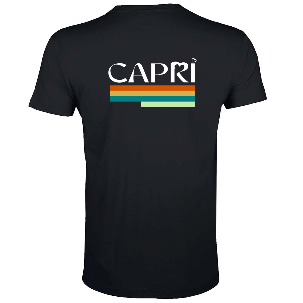 T-Shirt Men Fit CAPRI TECHNICAL COLOR WHITE WRITING