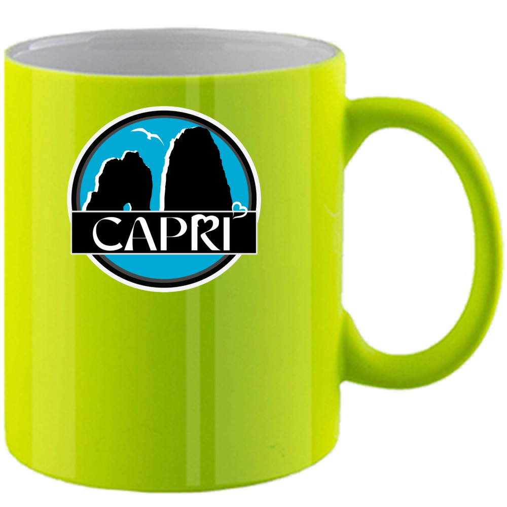 Fluo Mug CAPRI MAGIC CIRCLE WITH FARAGLIONI