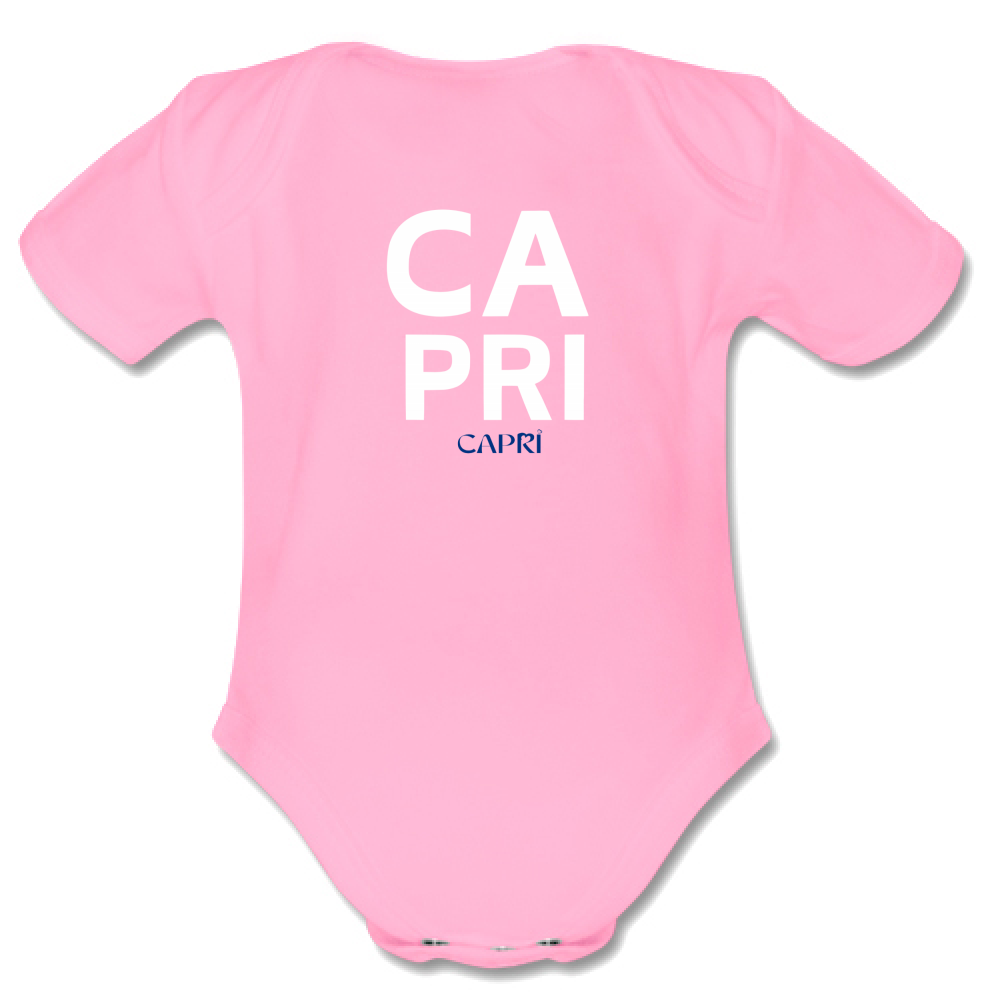 Body Bambino CAPRI DESIGN SCRITTA BIANCA
