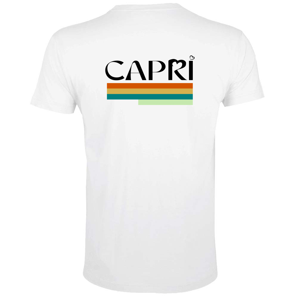 T-Shirt Men Fit CAPRI TECHNICAL COLOR BLACK WRITING