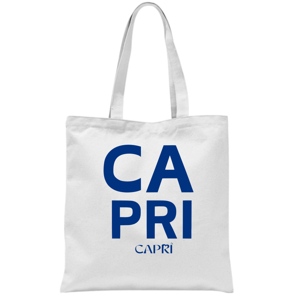 CAPRI DESIGN BAG WRITTEN BLUE