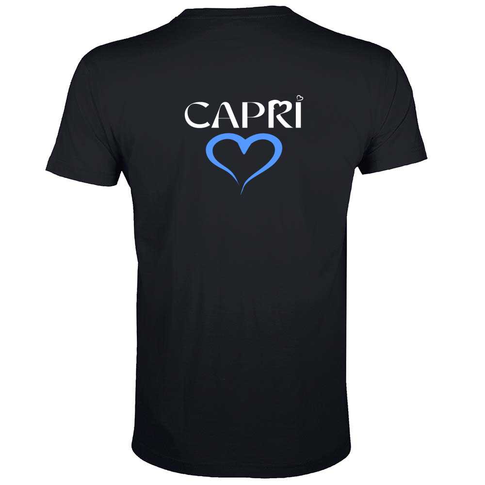 T-Shirt Men Fit CAPRI CUORE AZZURRO