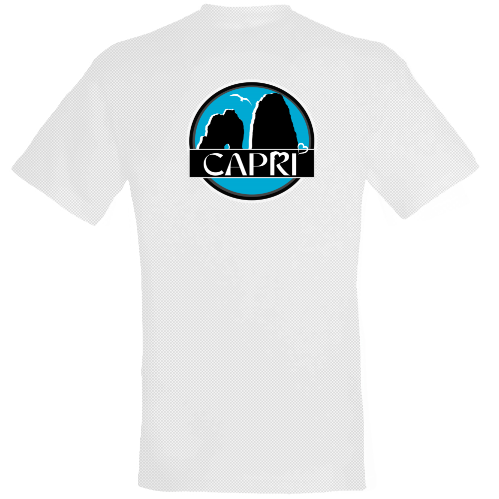 T-Shirt Unisex Dry Sport CAPRI CERCHIO MAGICO CON  FARAGLIONI