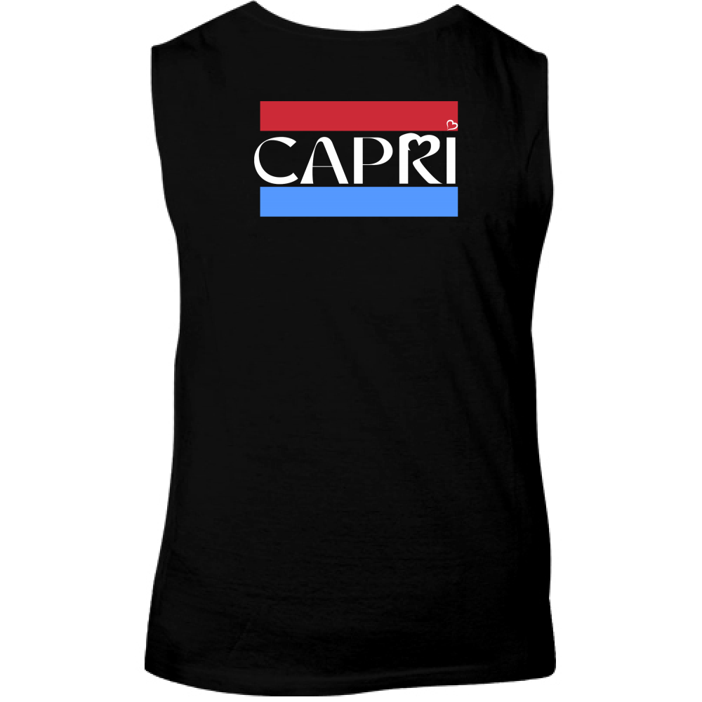 Canotta Unisex CAPRI FASCIA ROSSO BLUE BIANCO