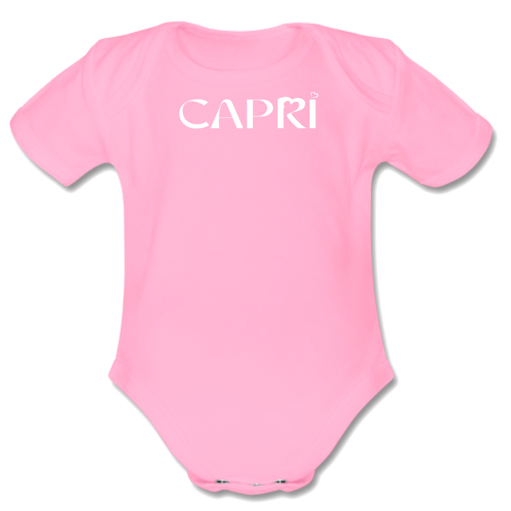 Body Bambino CAPRI MINIMAL SCRITTA BIANCA