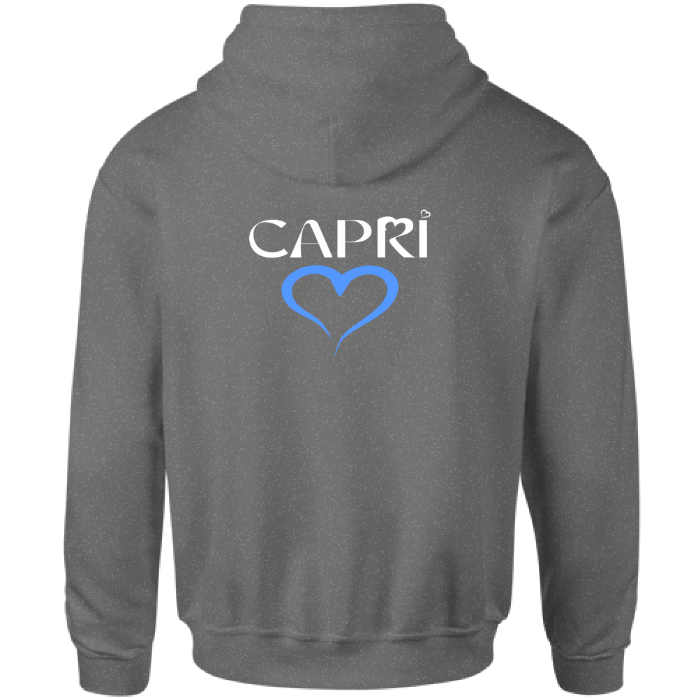 Felpa Bambino con Cappuccio CAPRI CUORE AZZURRO