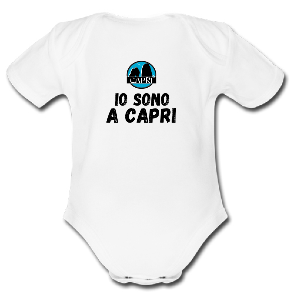 Body Bambino IO SONO A CAPRI SCRITTA NERA