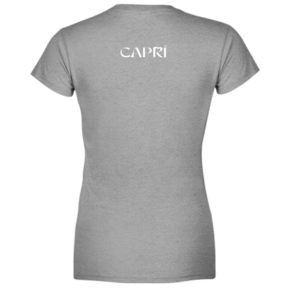 Women's T-Shirt CAPRI MINIMAL WHITE WRITING