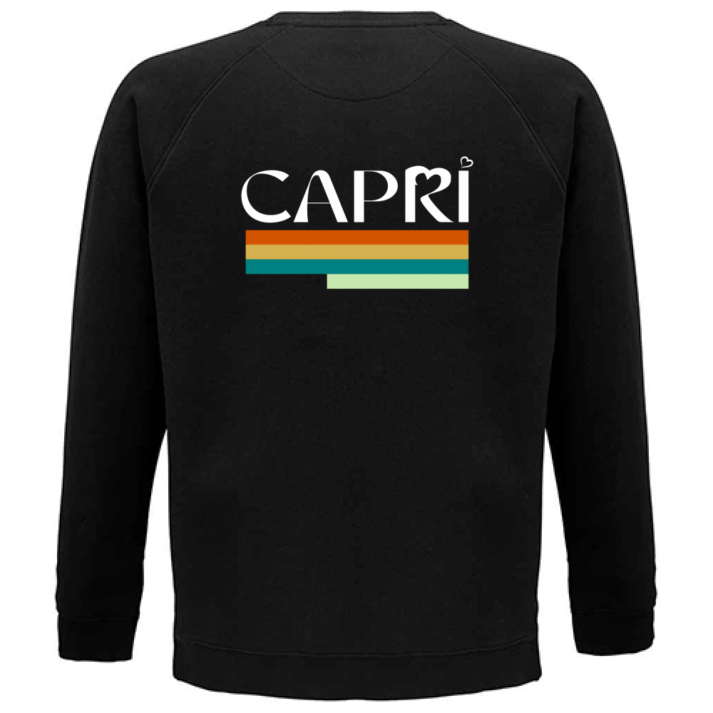 Unisex Organic Sweatshirt CAPRI TECHNICOLOR WHITE WRITING