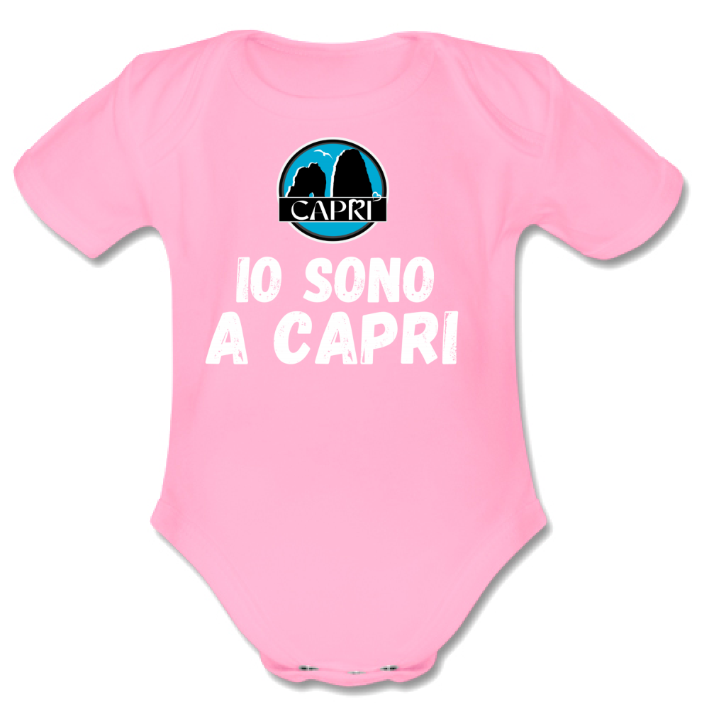 Body Bambino IO SONO A CAPRI SCRITTA BIANCA