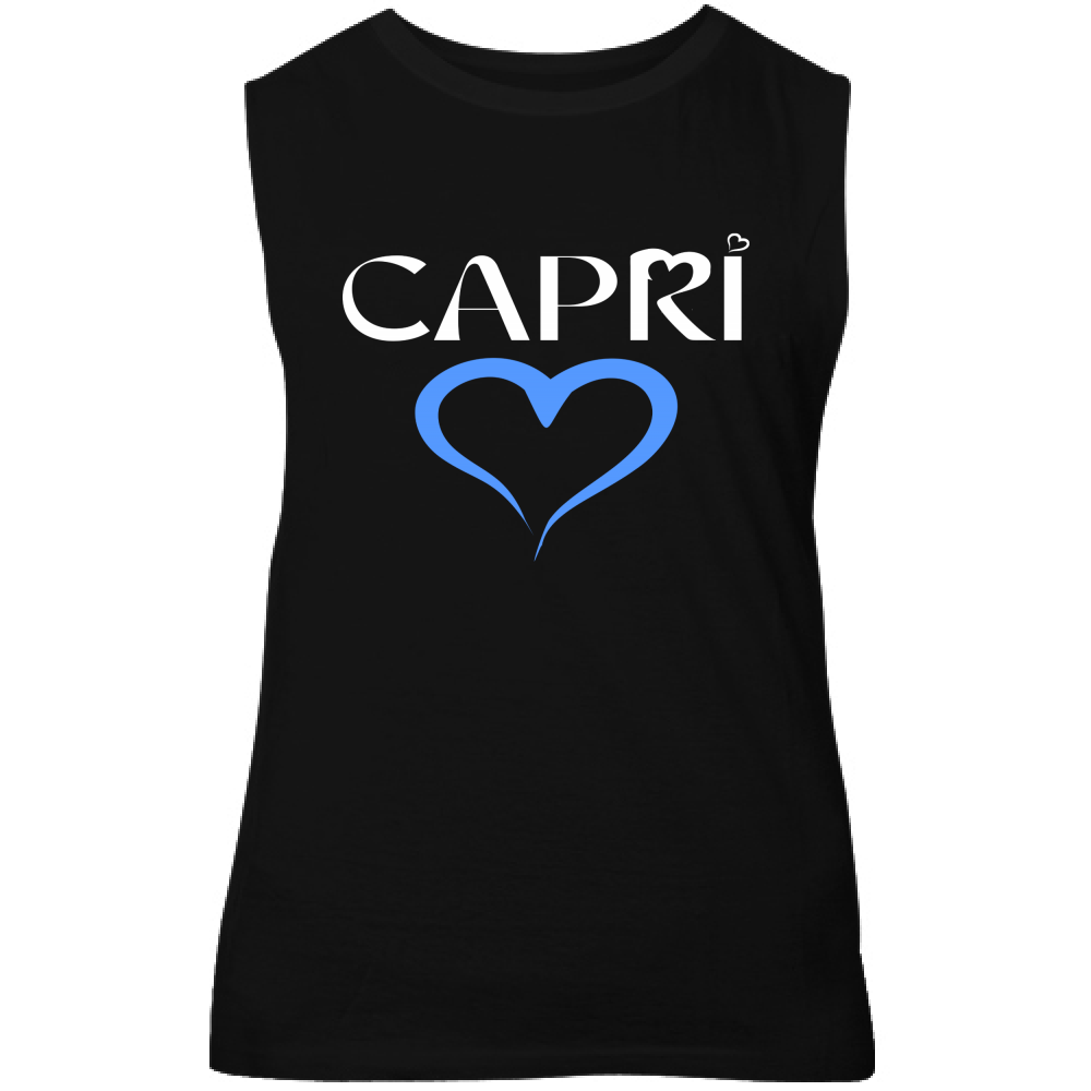 Canotta Unisex CAPRI CUORE AZZURRO