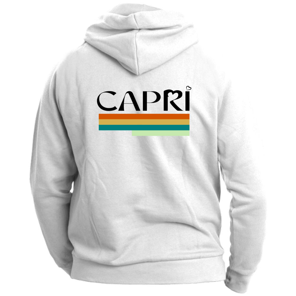 Unisex Hoodie CAPRI TECHNICOLOR BLACK WRITING