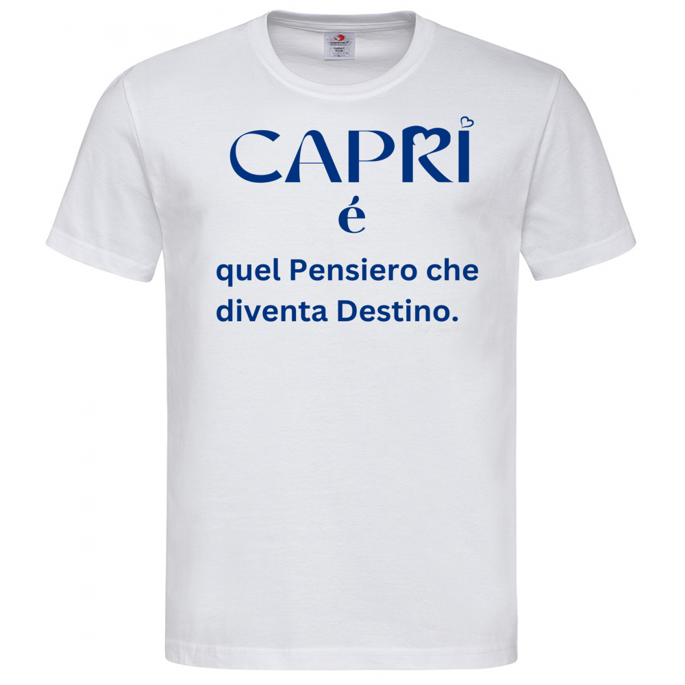 T-Shirt Men Premium Capri é quel pensiero che diventa Destino