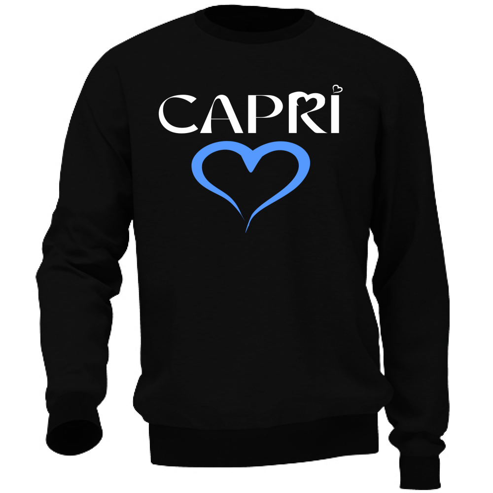 Unisex Sweatshirt CAPRI HEART BLUE