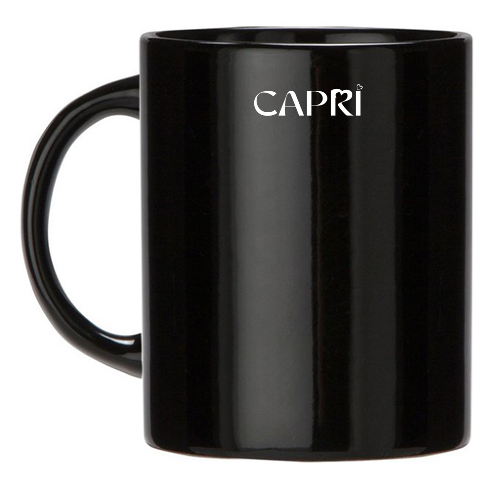 Black Cup CAPRI MINIMAL WHITE WRITING