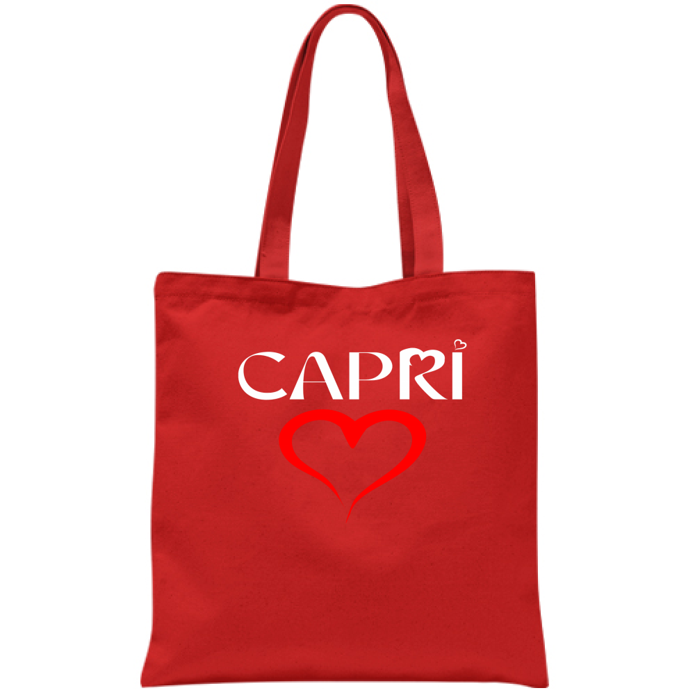 RED CAPRI HEART BAG 