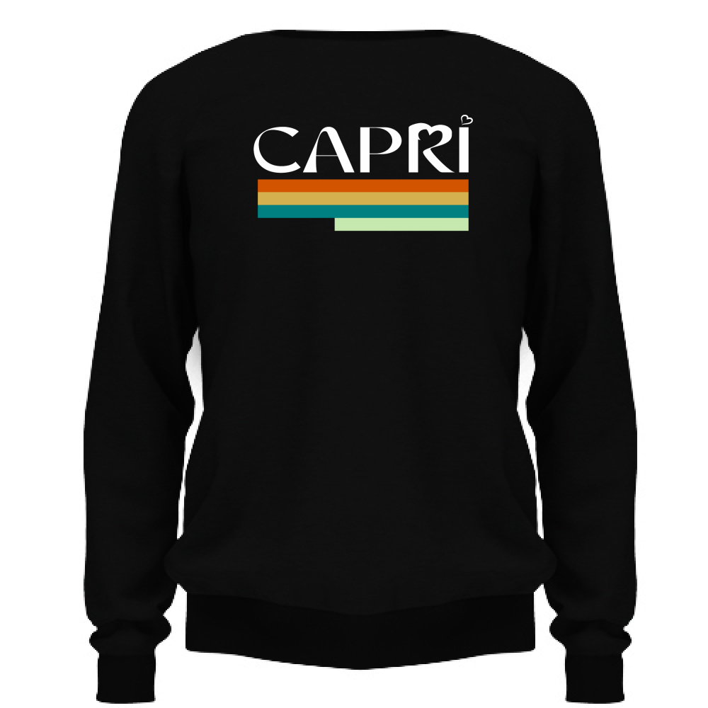 Unisex Sweatshirt CAPRI TECHNICAL COLOR WHITE WRITING
