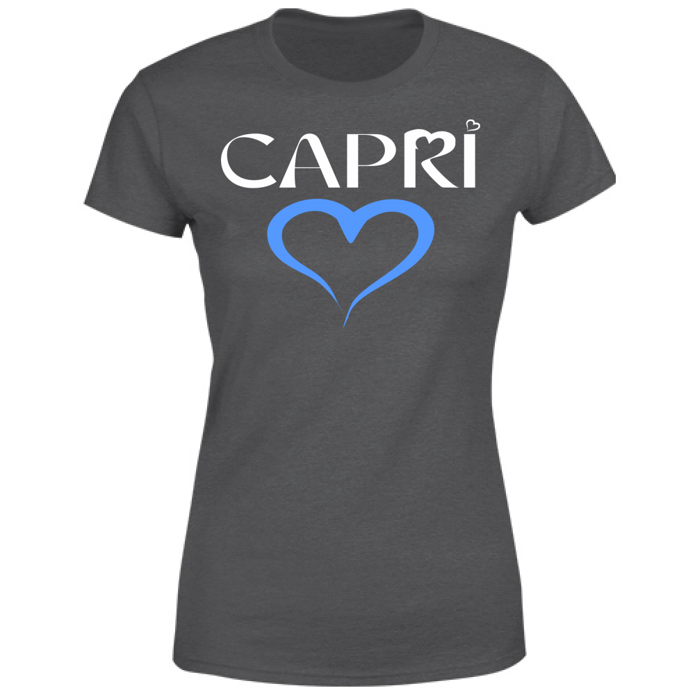 Women's T-Shirt CAPRI BLUE HEART