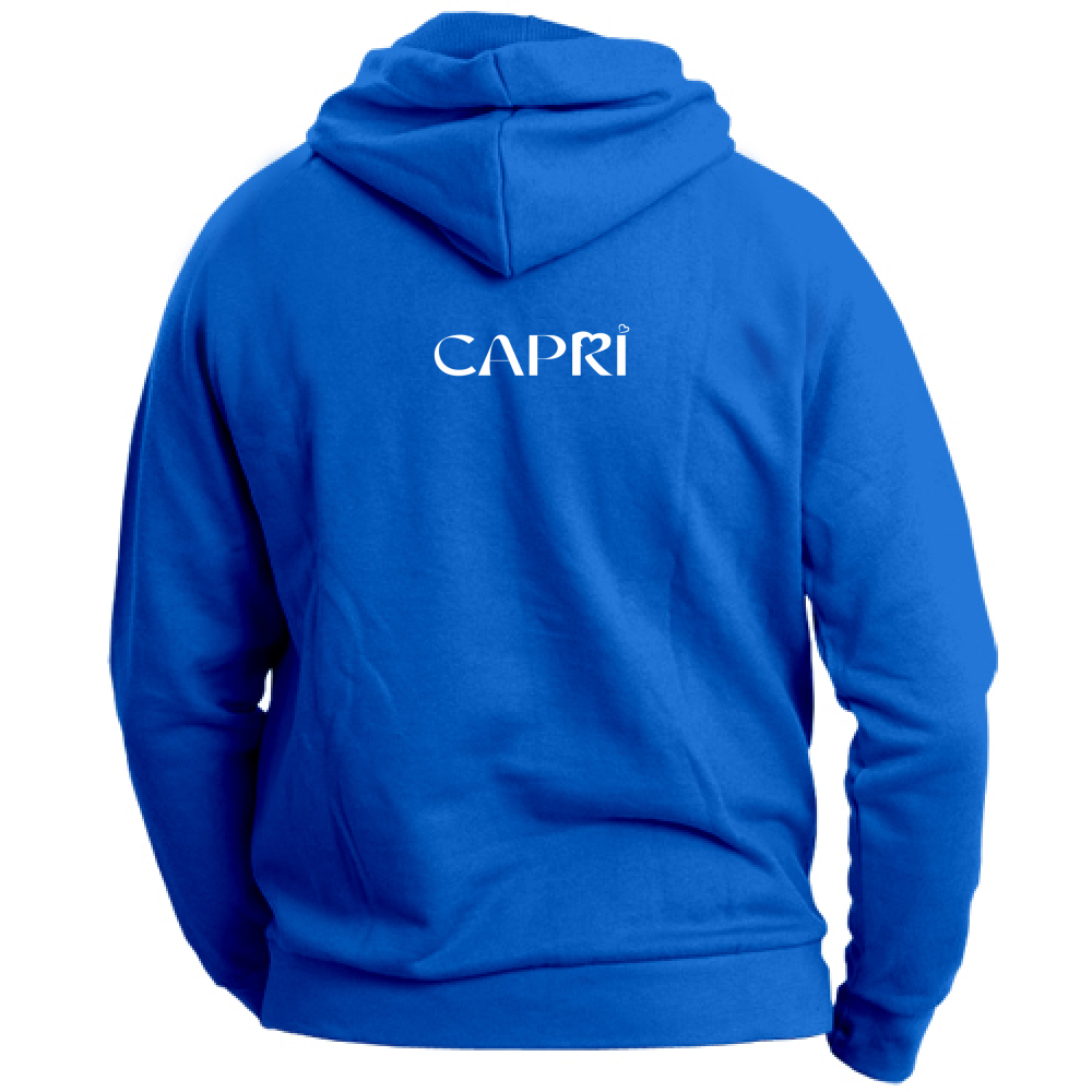 Unisex Hoodie Large CAPRI MINIMAL WHITE WRITING
