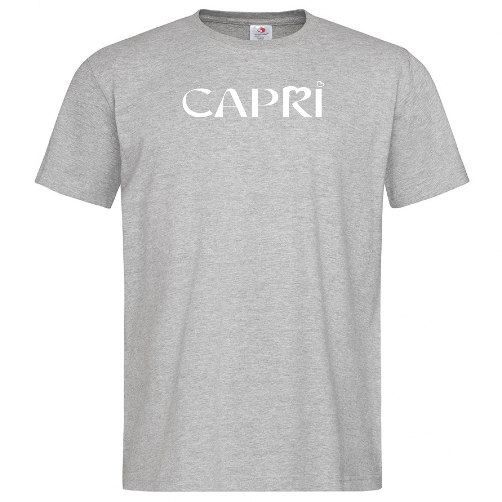 T-Shirt Men Premium CAPRI MINIMAL WHITE WRITING