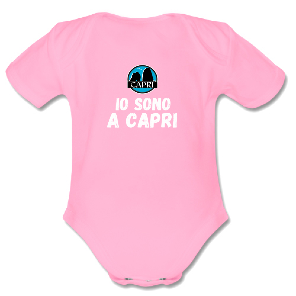Body Bambino IO SONO A CAPRI SCRITTA BIANCA