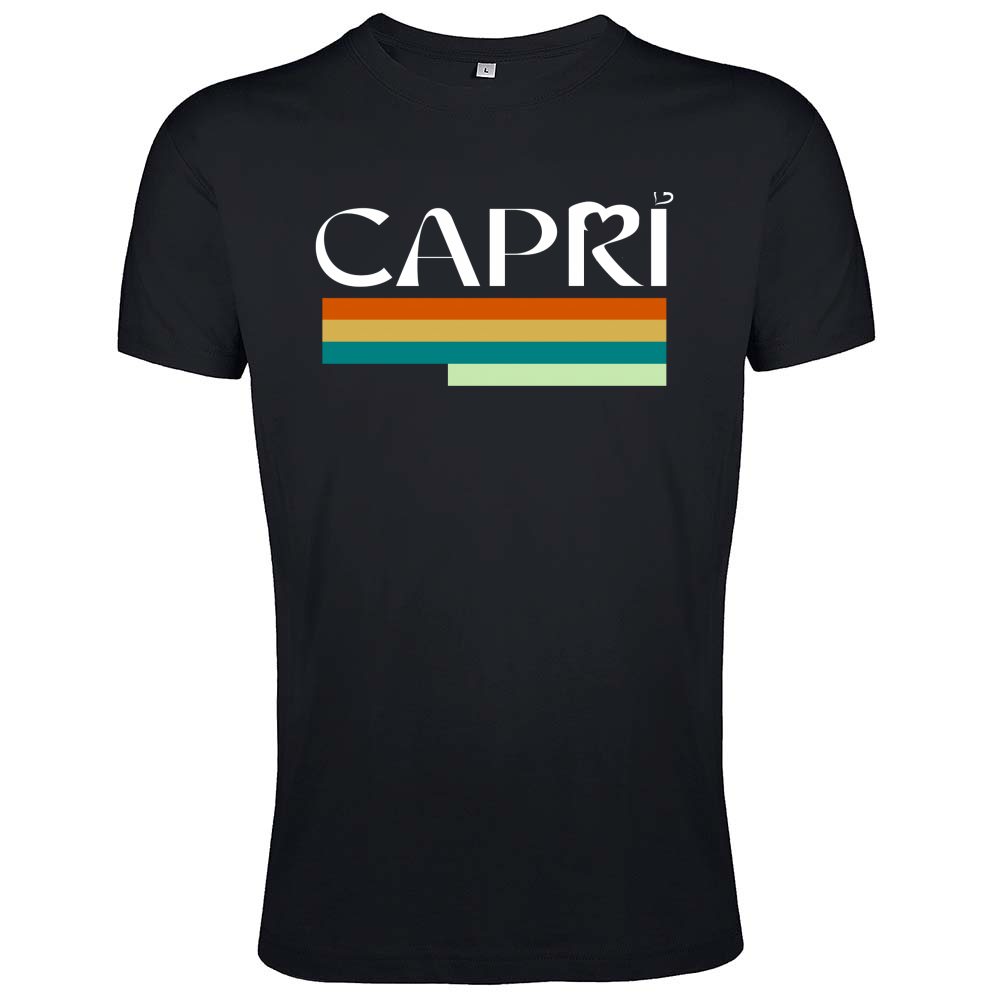 T-Shirt Men Fit CAPRI TECHNICAL COLOR WHITE WRITING