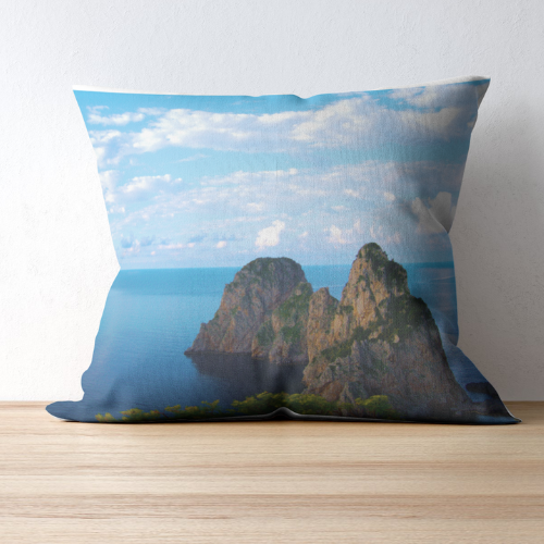Cushion All Over Print Capri Blue Incanto Cushion