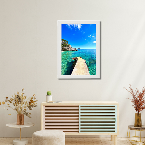 Poster con Cornice 40x60 Capri Paradiso