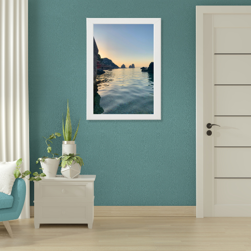 Poster con Cornice 40x60 Faraglioni da Sogno