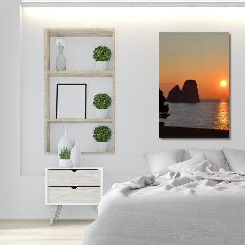 Canvas 60x90 Capri Faraglioni incantati