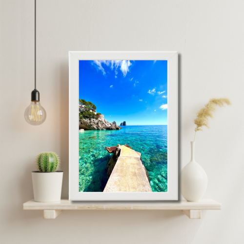 Poster con Cornice 40x60 Capri Paradiso