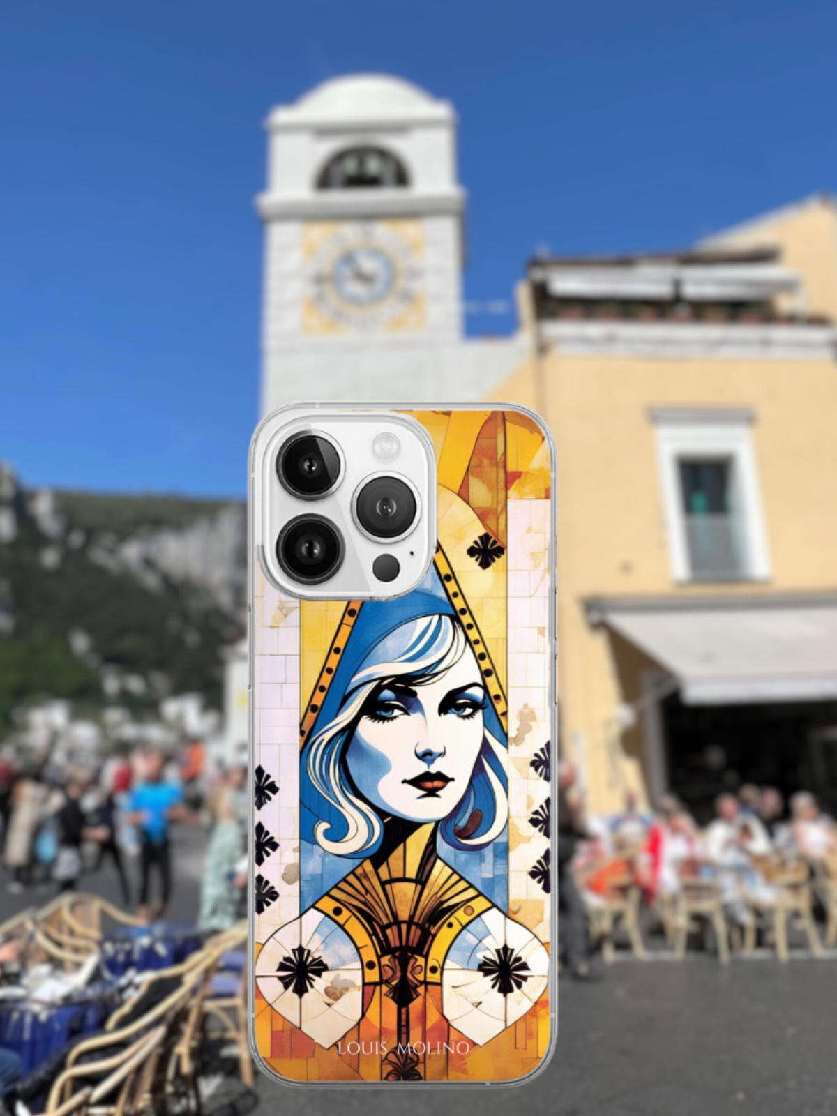 Cover Gomma iPhone THE LADY OF TIME CAPRI
