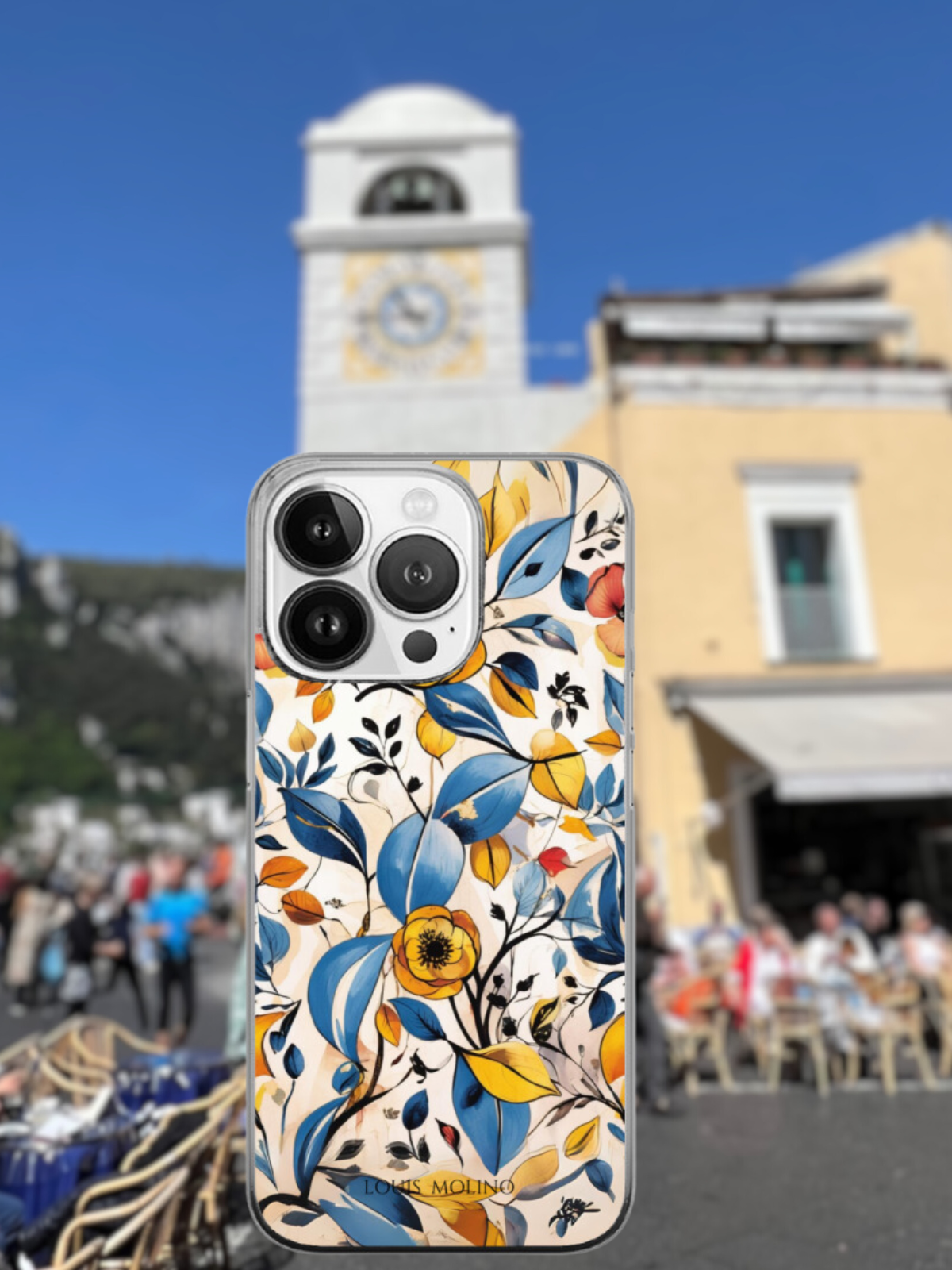 Cover Gomma iPhone FLOWER OF TIME CAPRI