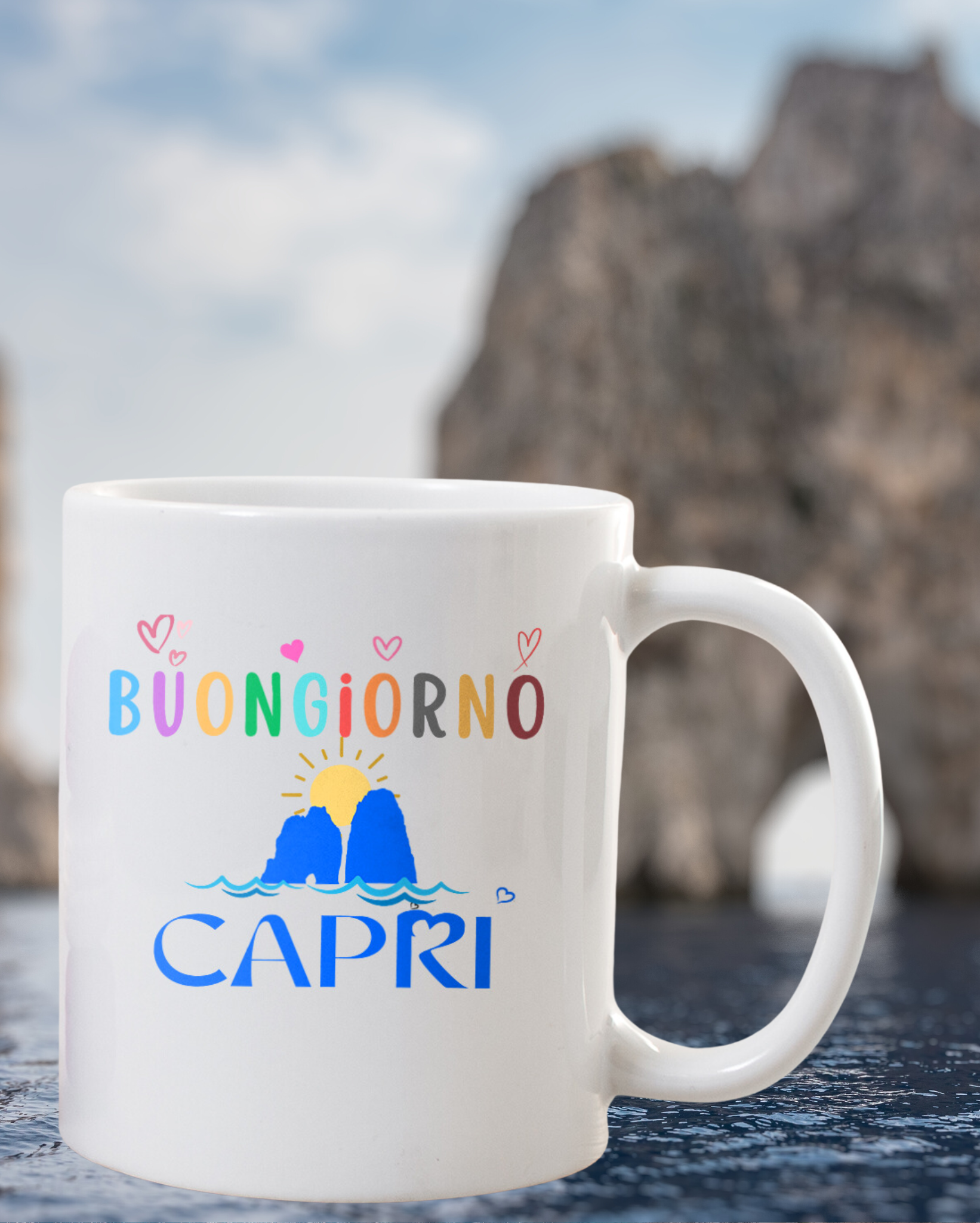 Good Morning Capri Mug