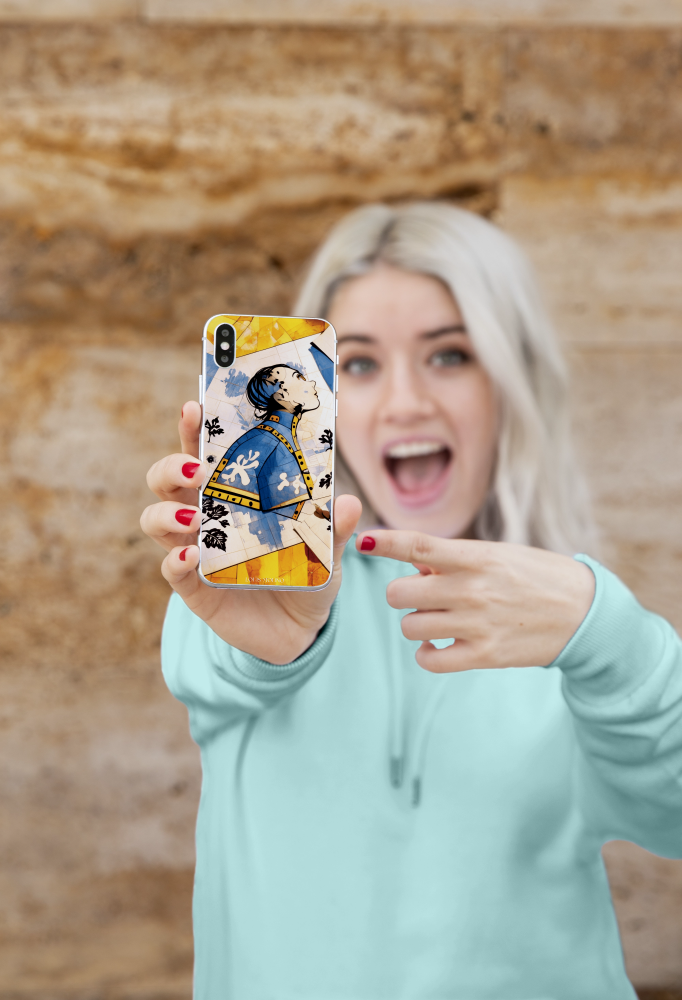 Rubber iPhone Cover Guardian Of Capri in Time