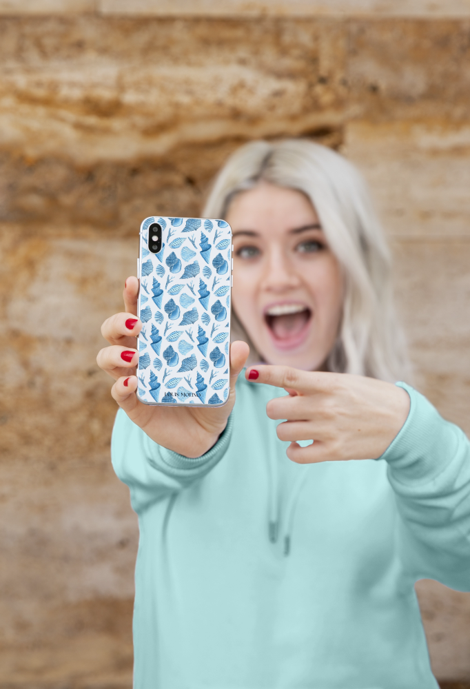 AQUATIC CAPRI iPhone Rubber Cover