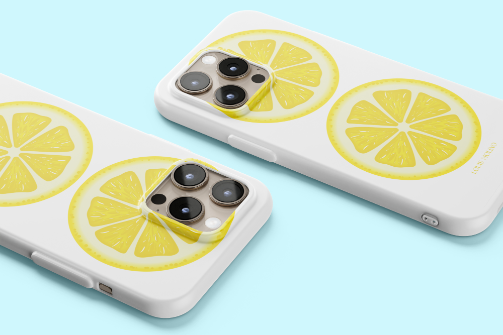 Cover Gomma iPhone 15 TWO LEMON CAPRI