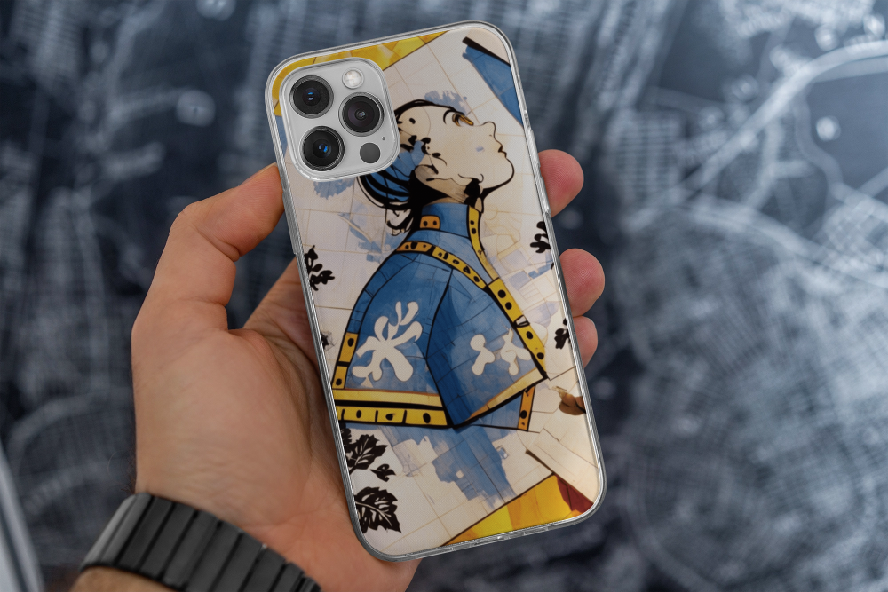 Rubber iPhone Cover Guardian Of Capri in Time