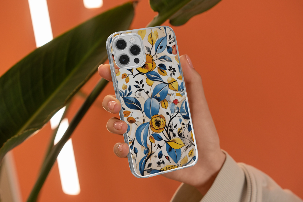 Cover Gomma iPhone FLOWER OF TIME CAPRI