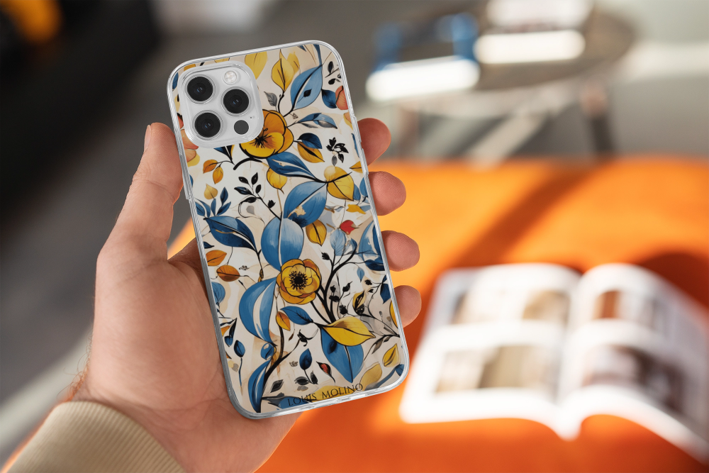 Cover Gomma iPhone FLOWER OF TIME CAPRI