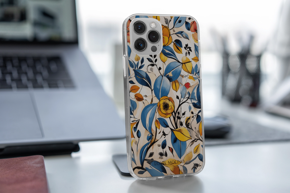 Cover Gomma iPhone FLOWER OF TIME CAPRI